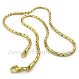 Heren Titanium Gouden Ketting