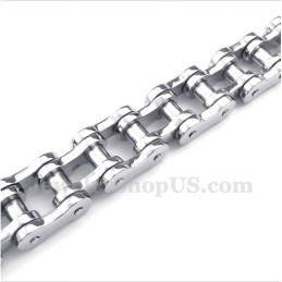Titanium Fietskettingarmband Voor Heren