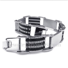 Heren Titanium Rubberen Armband