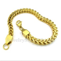 Heren Titanium Zwarte Armband