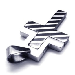 Nieuwe Stijl Geweven Kruis Titanium Hanger