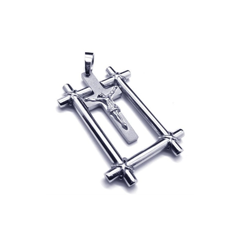 Mode Jezus Kruis Titanium Hanger Mode Jezus Kruis Titanium Hanger