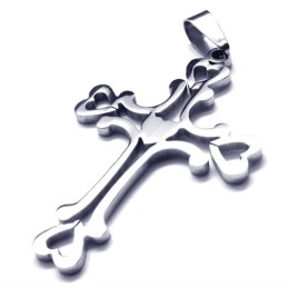 Zoete Hart Liefdeskruis Titanium Hanger