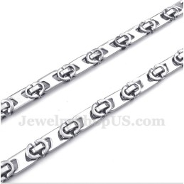 Titanium Halve Maan Ketting Voor Heren