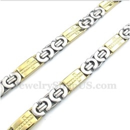 Titanium Gouden Kruisketting Voor Heren