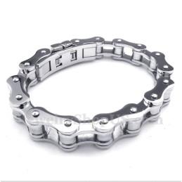 Titanium Fietskettingarmband Voor Heren