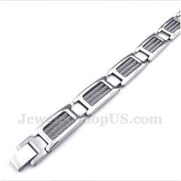 Heren Titanium Kabelarmband