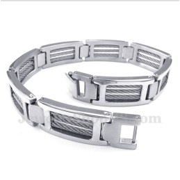 Heren Titanium Kabelarmband