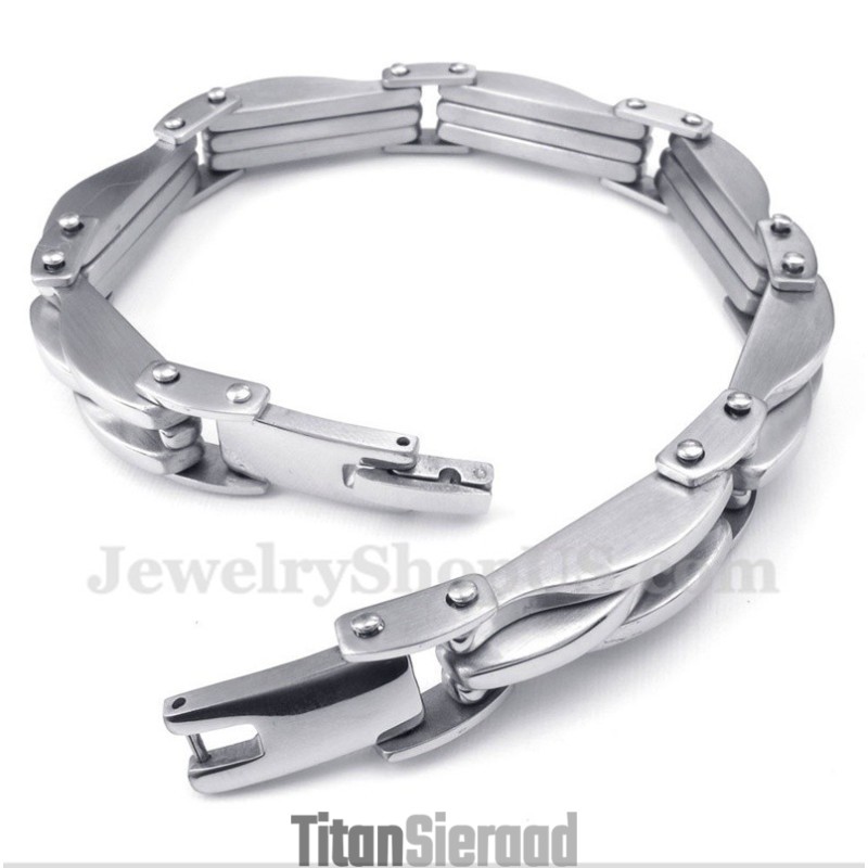 Titanium Wave-Armband Voor Heren Titanium Wave-Armband Voor Heren