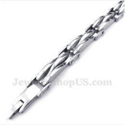 Titanium Wave-Armband Voor Heren