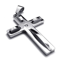 Mode Wave Cross Titanium Hanger