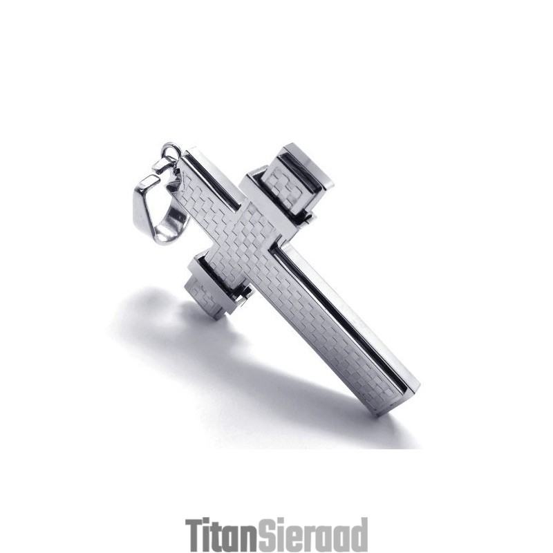 Mode Kruis Titanium Hanger (Zilver) Mode Kruis Titanium Hanger (Zilver)