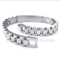 Heren Titanium Armband Met Kristal