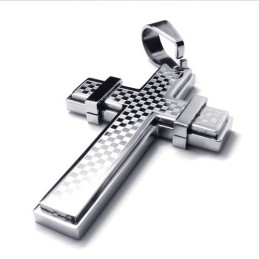 Mode Kruis Titanium Hanger (Zilver)
