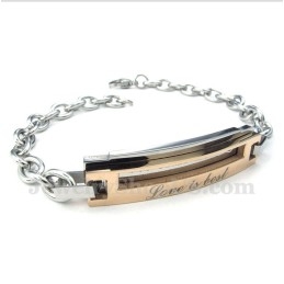 Heren Titanium Gouden Armband Voor Koppels