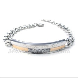 Dames Titanium Kristal Armband Voor Koppels
