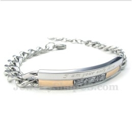 Dames Titanium Kristal Armband Voor Koppels
