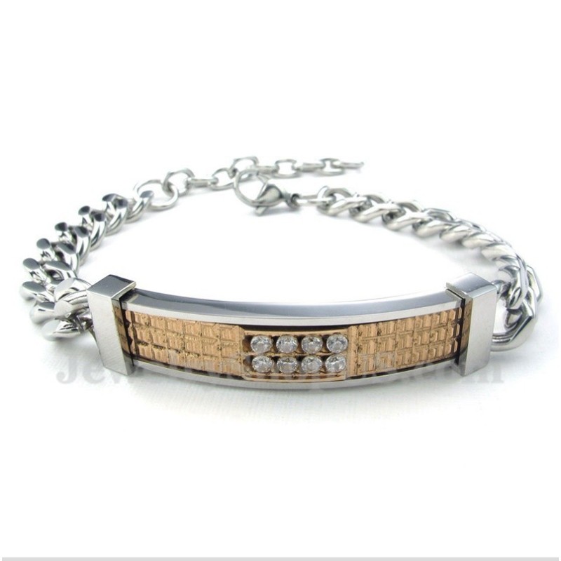 Dames Titanium Gouden Diamanten Armband Voor Koppels Dames Titanium Gouden Diamanten Armband Voor Koppels