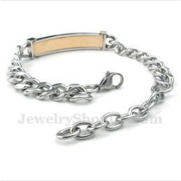 Dames Titanium Gouden Diamanten Armband Voor Koppels