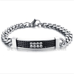 Heren Titanium Koppelarmband