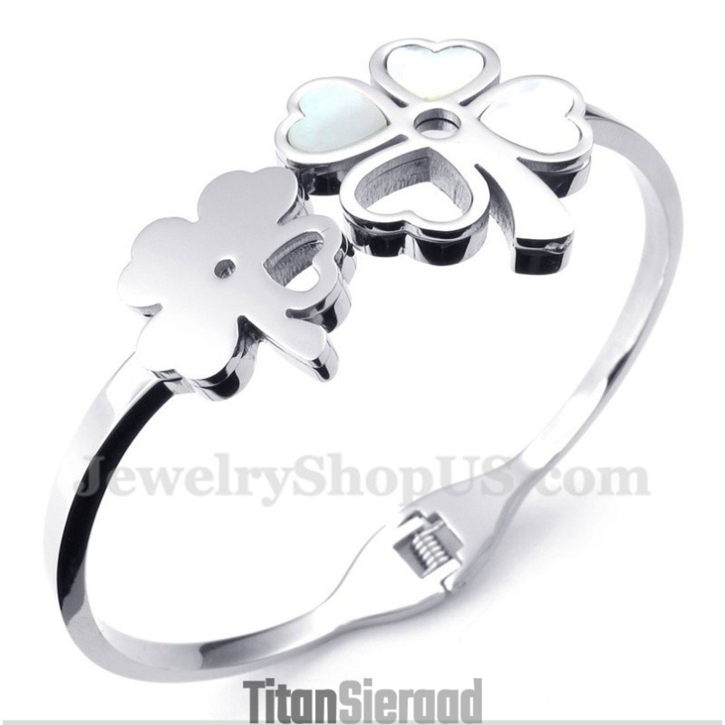 Titanium Klaver Armband Voor Heren Titanium Klaver Armband Voor Heren
