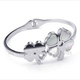 Titanium Klaver Armband Voor Heren
