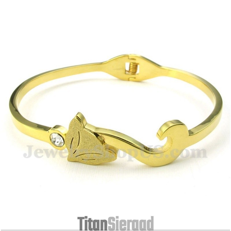 Titanium Gouden Vosarmband Voor Heren Titanium Gouden Vosarmband Voor Heren
