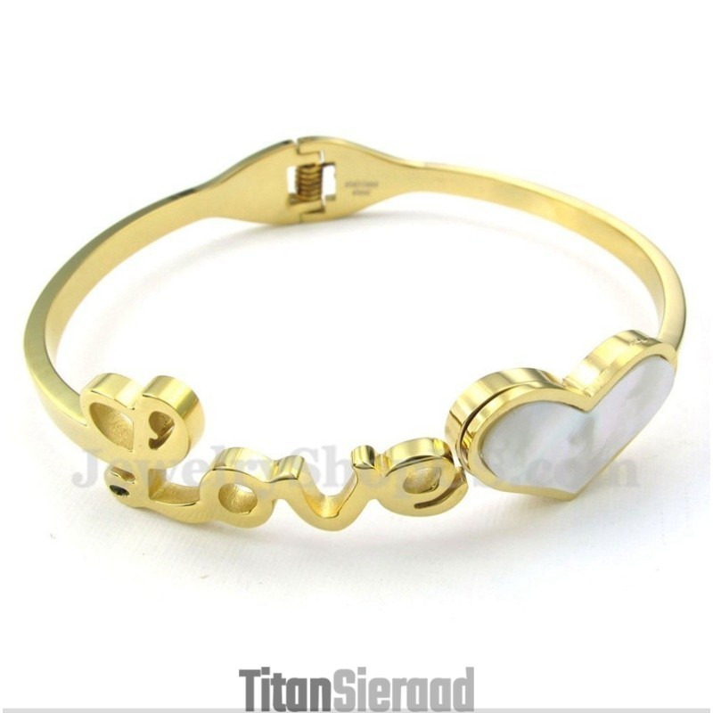 Titanium Gouden Liefdesarmband Voor Heren Titanium Gouden Liefdesarmband Voor Heren