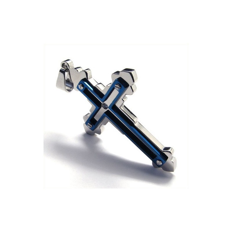 Mode Kruis Titanium Hanger (Blauw) Mode Kruis Titanium Hanger (Blauw)
