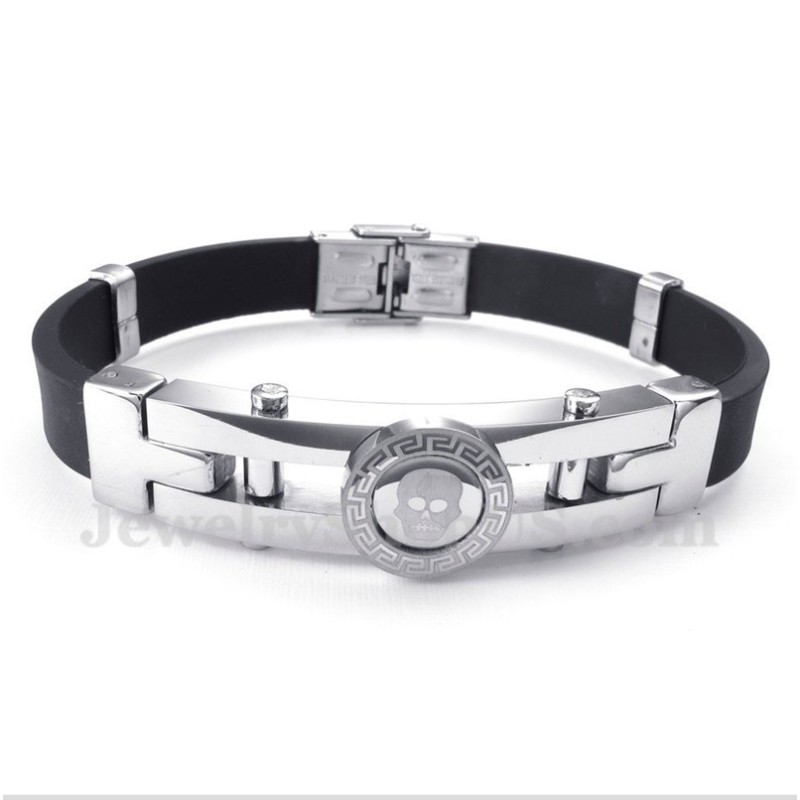 Heren Titanium Rubberen Armband