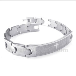 Heren Titanium Spaanse Bijbelvers Armband