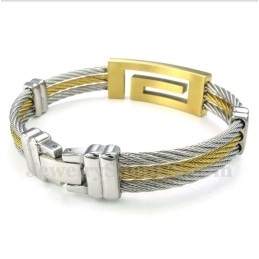 Heren Titanium Kabelarmband