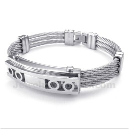Heren Titanium Kabelarmband