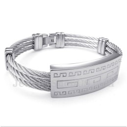 Heren Titanium Kabelarmband