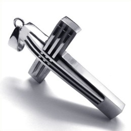 Nieuwe Stijl Geweven Kruis Titanium Hanger