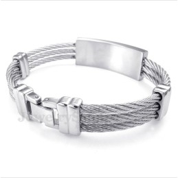 Heren Titanium Kabelarmband