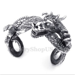Heren Titanium Gegoten Drakenarmband
