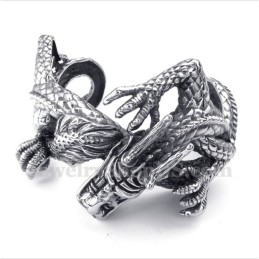 Heren Titanium Gegoten Drakenarmband