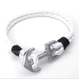 Heren Leren Ankerarmband