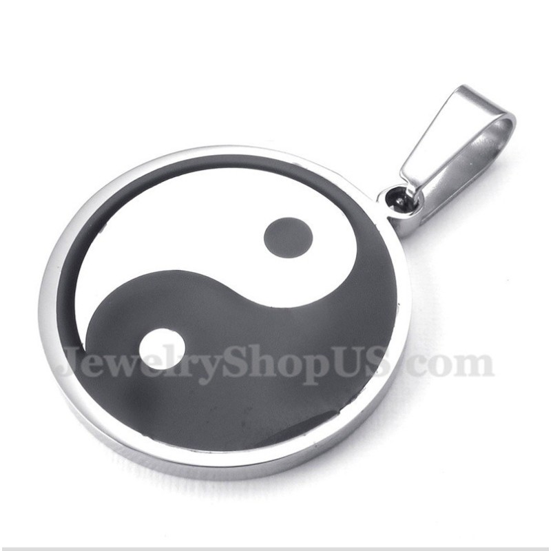 Titanium Tai Chi Hanger Voor Heren Met Gratis Ketting