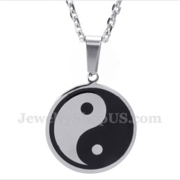 Titanium Tai Chi Hanger Voor Heren Met Gratis Ketting