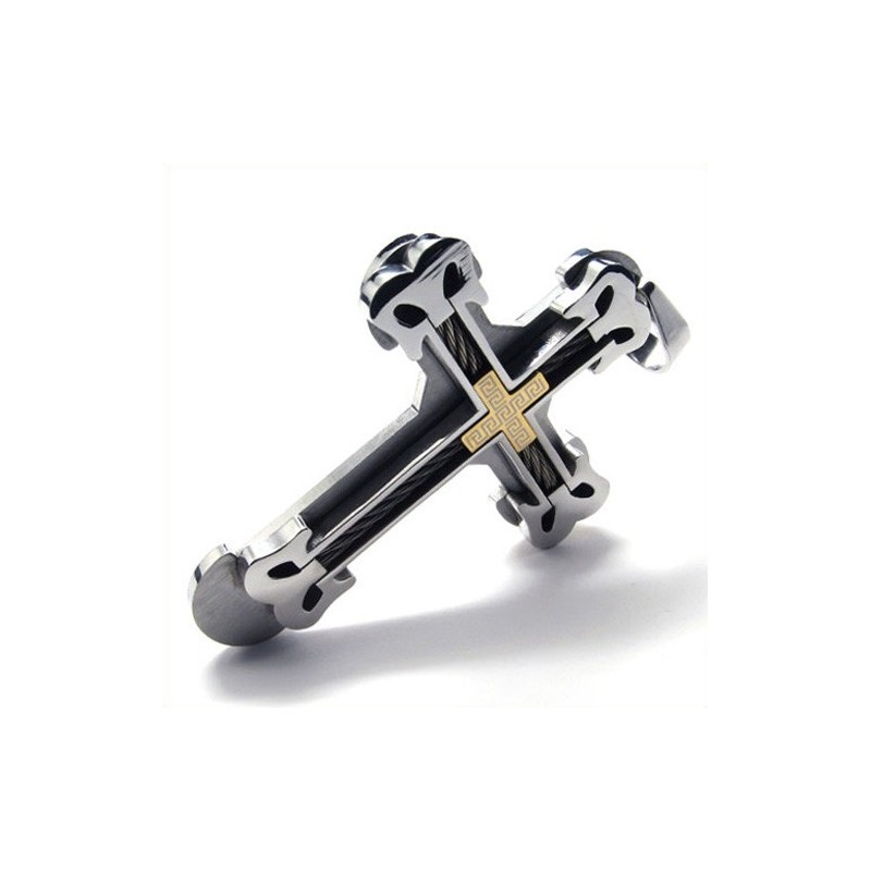 Mode Sport Cross Titanium Hanger (Goud) Mode Sport Cross Titanium Hanger (Goud)