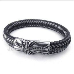 Titanium Gegoten Kruisarmband Voor Heren