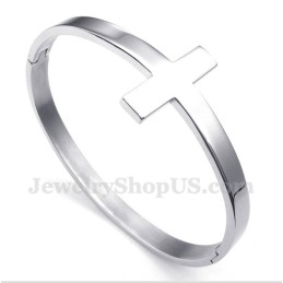 Titanium Kruisarmband Voor Heren