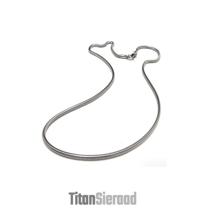 19,7 Inch Titanium Ketting Met Ketting 8095 19,7 Inch Titanium Ketting Met Ketting 8095