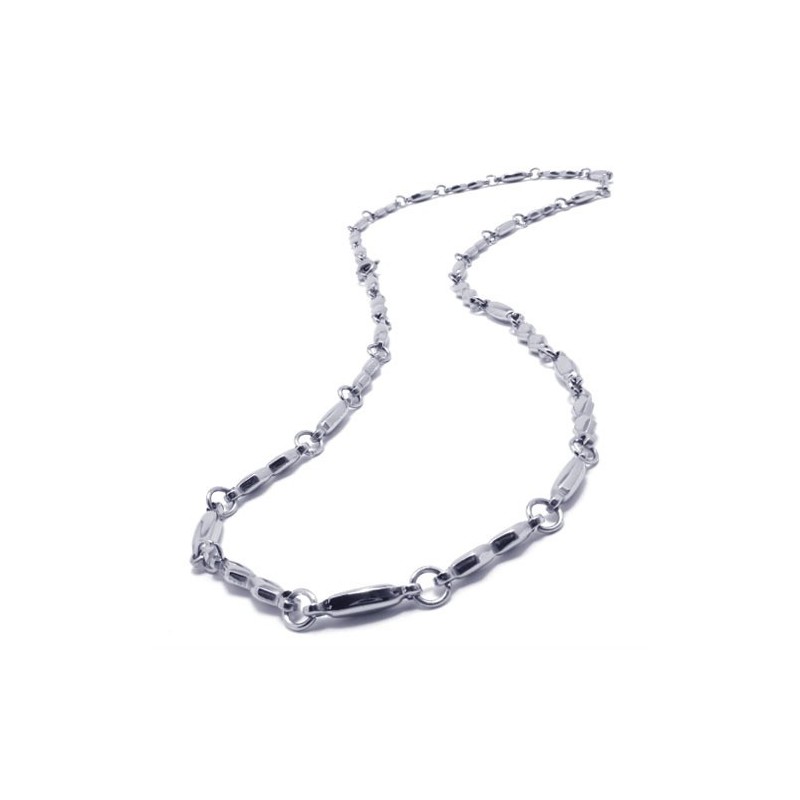 21,9 Inch Titanium Zilveren Mode-Ketting 21,9 Inch Titanium Zilveren Mode-Ketting
