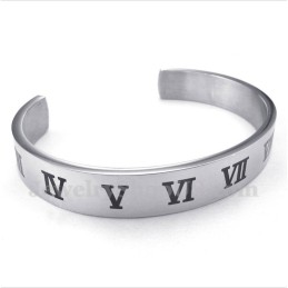Herenarmband Met Romeinse Cijfers Van Titanium