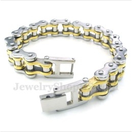 Heren Titanium Gouden Armband