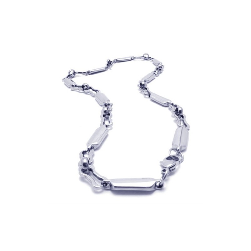 20,1 Inch Titanium Zilveren Gladde Ketting 20,1 Inch Titanium Zilveren Gladde Ketting