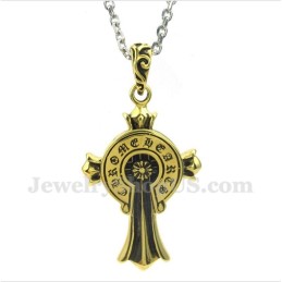 Titanium Kruishanger Voor Heren Met Gratis Ketting